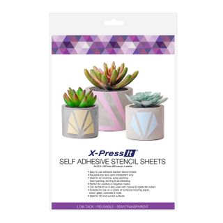 X-Press It Self Adhesive Stencil Sheets A4 4 Sheet