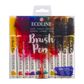 ECOLINE BRUSHPEN Set 10 DARK