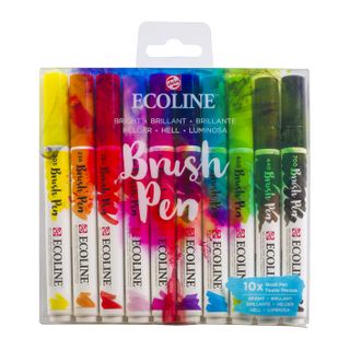 ECOLINE BRUSHPEN Set 10 BRIGHT