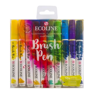 Ecoline Brushpen Set 10pc - Illustration