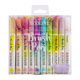 Ecoline Brushpen Set 10pc -Pastel