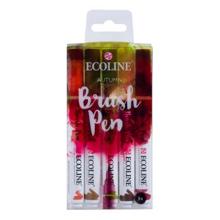 Ecoline Brushpen Set 5pc - Autumn