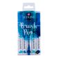 Ecoline Brushpen Set 5pc - Blue