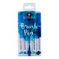 Ecoline Brushpen Set 5pc -Blue