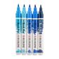 Ecoline Brushpen Set 5pc -Blue