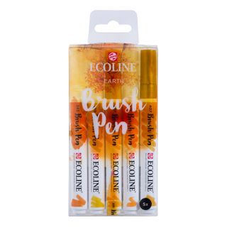 Ecoline Brushpen Set 5pc - Earth