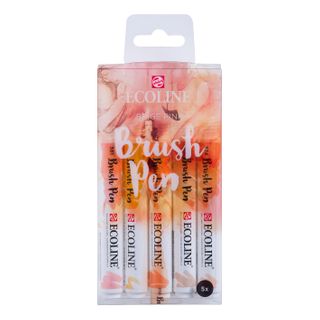 Ecoline Brushpen Set 5pc - Beige Pink