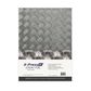 X-Press It Sticky Foil Tread Plate A4 (Per Sheet)