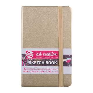 Talens Art Creations Sketch Book White Gold 9x14 140gsm