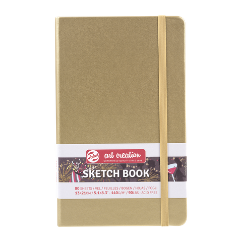 Talens Art Creations Sketch Book White Gold 13x21 140gsm