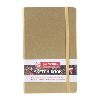 Talens Art Creations Sketch Book White Gold 13x21 140gsm