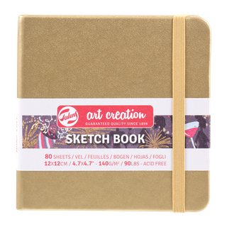Talens Art Creations Sketch Book White Gold 12x12 140gsm