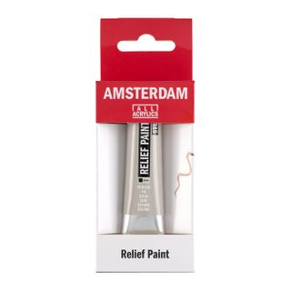 Amsterdam Relief Paint 20ml Pewter 815