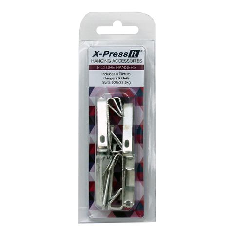 X-Press It Picture Hanger 50lb 8 pack