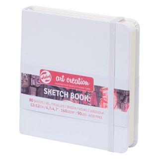 Talens Art Creations Sketch Book White 12x12 140gsm