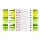 Talens Pantone Marker Set Of 9 Green Yellow