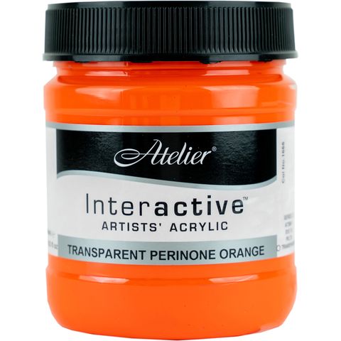 Atelier Interactive Transparent Perinone Orange S2 500ml
