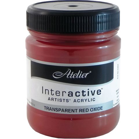 Atelier Interactive Transparent Red Oxide S2 500ml