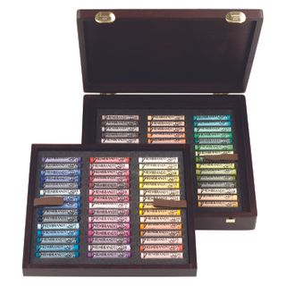 Rembrandt 90 Whole Pastel Professional Set Wooden