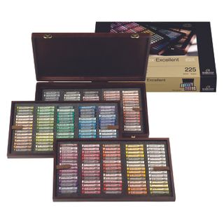 Rembrandt 225 Whole Pastels Excellent Set Wooden