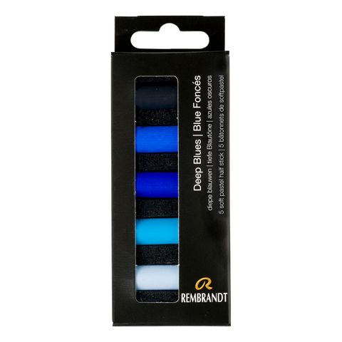 Rembrandt Pastel Deep Blues 5 piece set