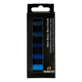 Rembrandt Pastel Warm Blues 5 piece set