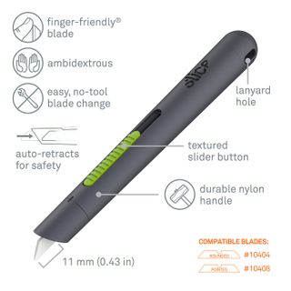 Slice Pen Cutter Auto Retractable