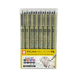 Pigma Micron PN 8pc Set Colour