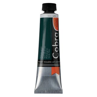 Cobra Artist Water Mixable Oil 40ml - 675 - Phthalo Green