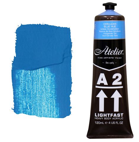 A2 Cerulean Blue Hue 120ml