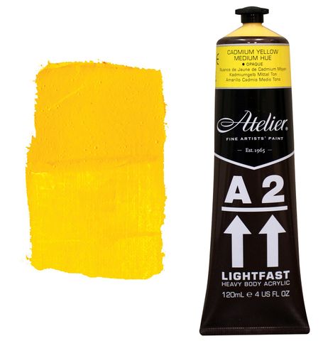 A2 Cad Yellow Med Hue 120ml