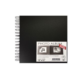 Black Photo Album Acid Free 12x12