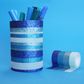 X-Press It Glitter Deco Tape Blues 15mm x 3m x 4 rolls