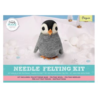 Needle Felting Kit - Penguin