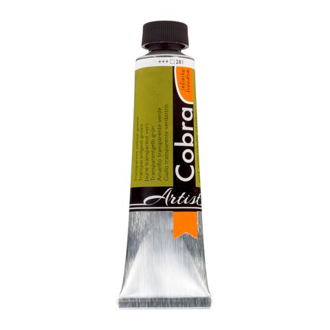 Cobra Artist Water Mixable Oil 40ml - 281 - Transparent Yellow Green