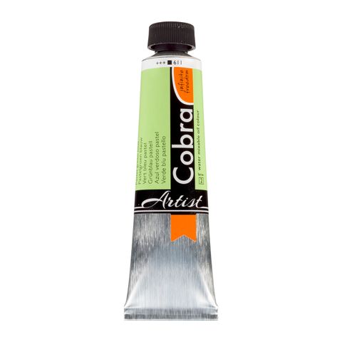 Cobra Artist Water Mixable Oil 40ml - 611 - Pastel Green Blue