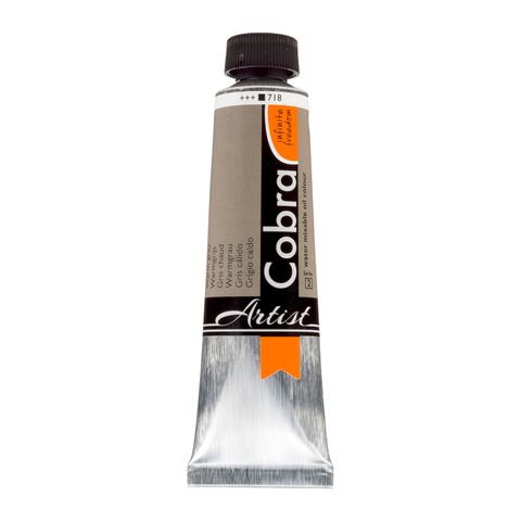 Cobra Artist Water Mixable Oil 40ml - 718 - Warm Grey