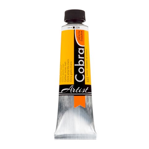 Cobra Artist Water Mixable Oil 40ml - 228 - Yellow Ochre Light