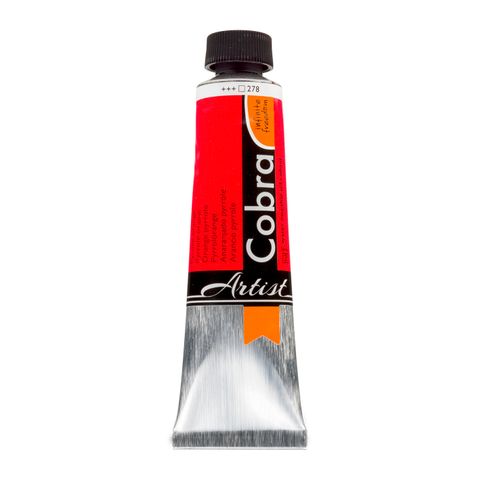 Cobra Artist Water Mixable Oil 40ml - 278 - Pyrrole Orange