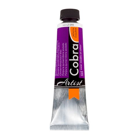 Cobra Artist Water Mixable Oil 40ml - 593 - Quinacridone Purple Bluish