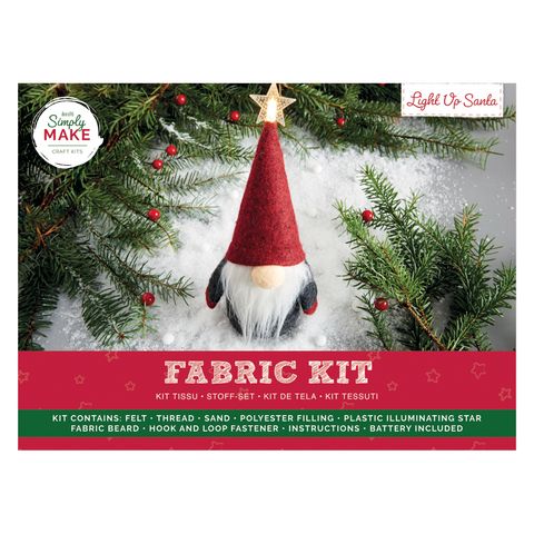 Fabric Kit - Light up Santa