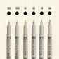 Sakura Pigma Micron 6pc Black Set A