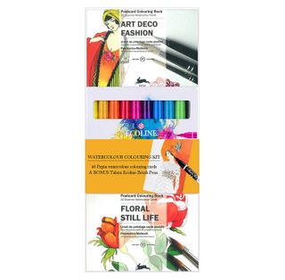Ecoline + Pepin Watercolour Colouring Kit