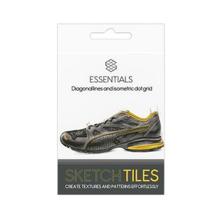 Sketch Tiles Essentials 2 pack diagonal & dot grid