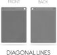 Sketch Tiles Essentials 2 pack diagonal & dot grid