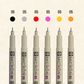 Sakura Pigma Micron 6pc 05 Mandala Set A (Warm Tones)