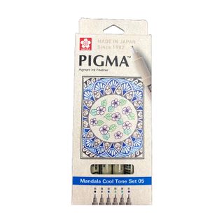 Sakura Pigma Micron 6pc 05 Mandala Set B (Cool Tones)