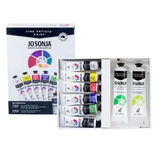 Jo Sonja Creative Surface Paint Set 6 x 20ml (inc. 2 x 75ml mediums)
