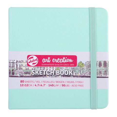 Talens Art Creations Sketch Book Mint 12X12 140gsm