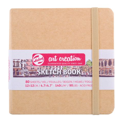 Talens Art Creations Sketch Book Kraft 12X12 140gsm